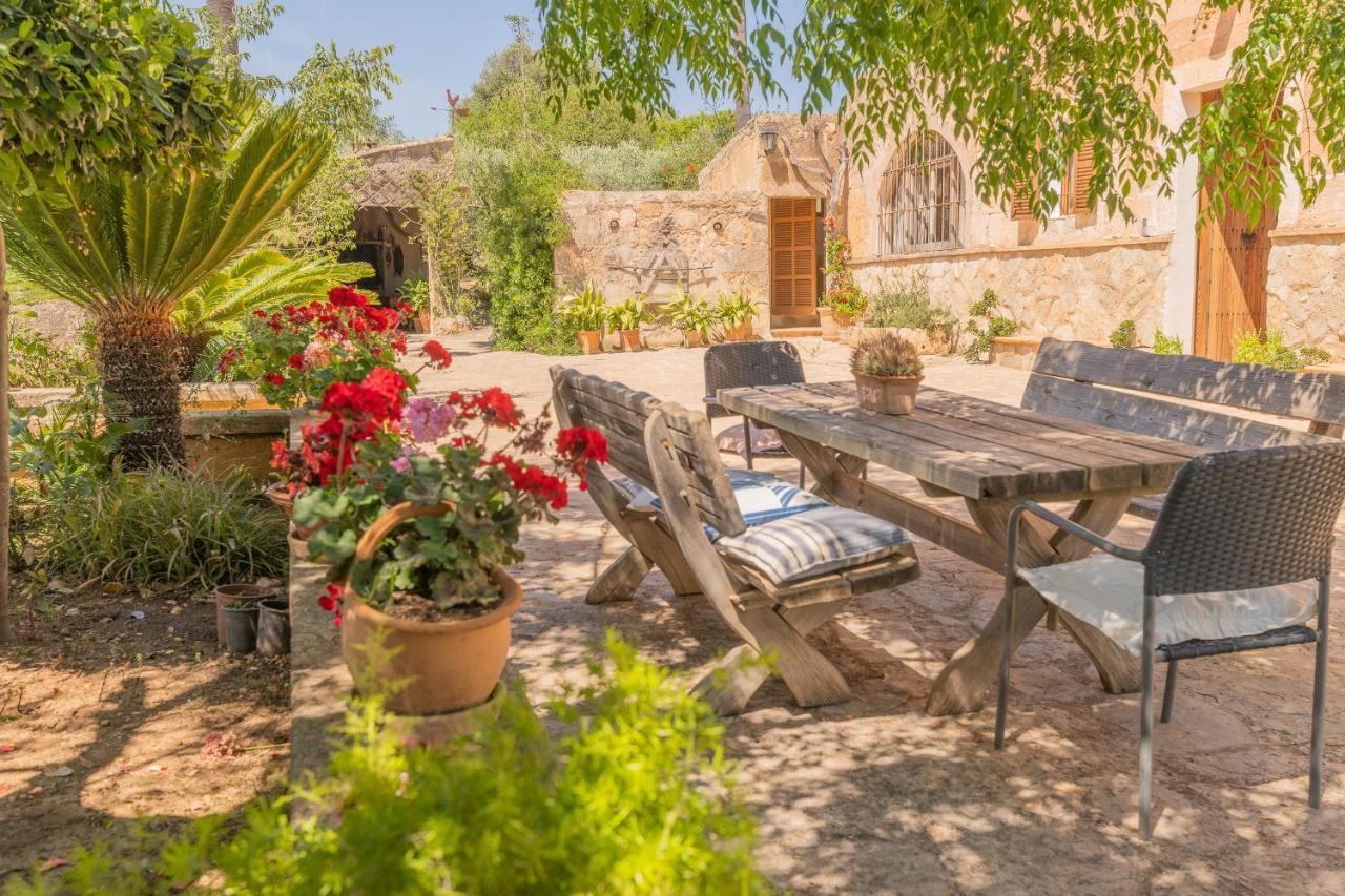Murtera- Traditional Country Manor House For 9 People 5 Bedrooms And 4 Bathrooms Near Sant Llorenc ماناكور المظهر الخارجي الصورة